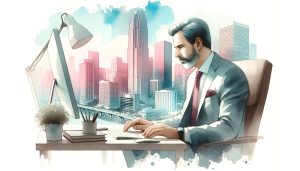 Familia joven en Miami